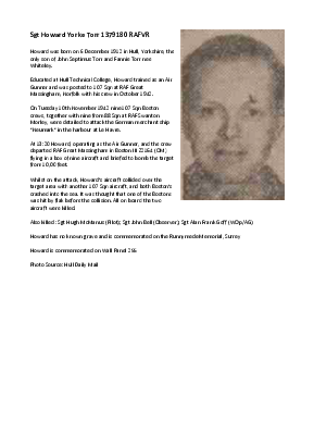 A preview of a PDF biography for Torr, Howard Yorke